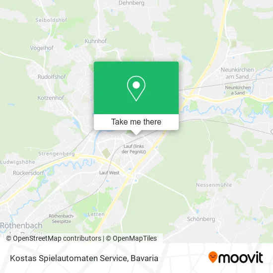 Карта Kostas Spielautomaten Service