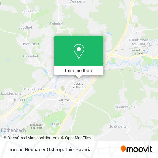 Thomas Neubauer Osteopathie map