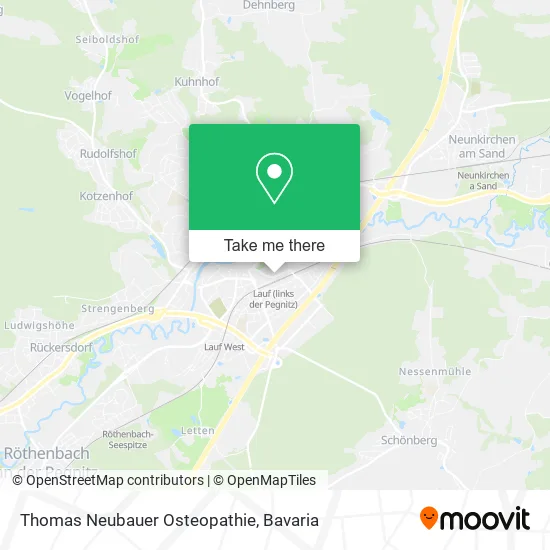 Карта Thomas Neubauer Osteopathie
