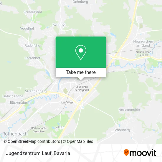 Карта Jugendzentrum Lauf