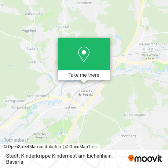 Карта Städt. Kinderkrippe Kindernest am Eichenhain