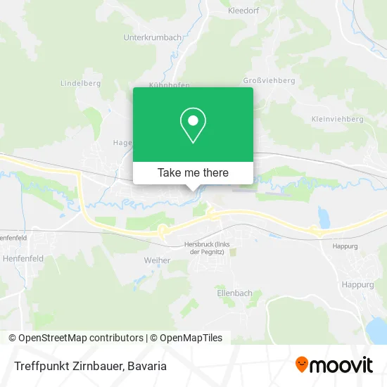 Карта Treffpunkt Zirnbauer