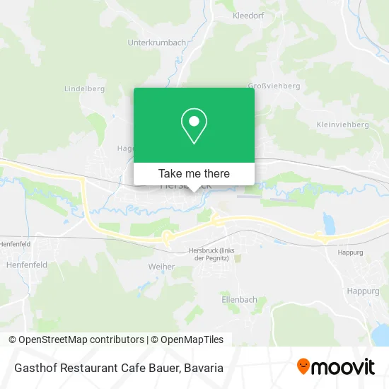 Карта Gasthof Restaurant Cafe Bauer