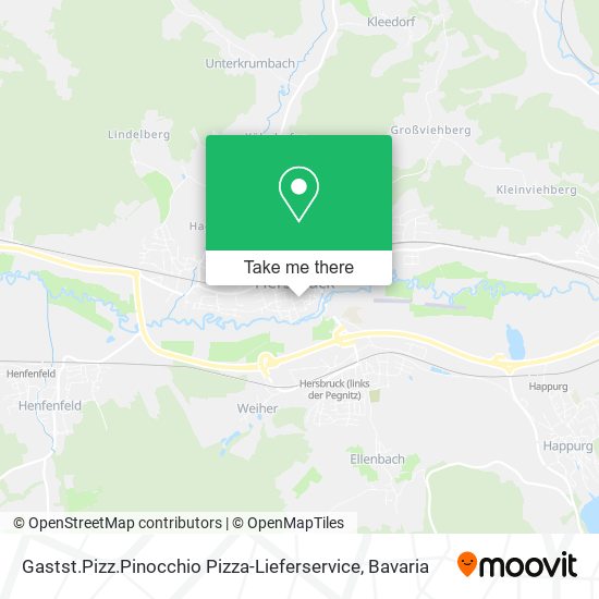 Карта Gastst.Pizz.Pinocchio Pizza-Lieferservice