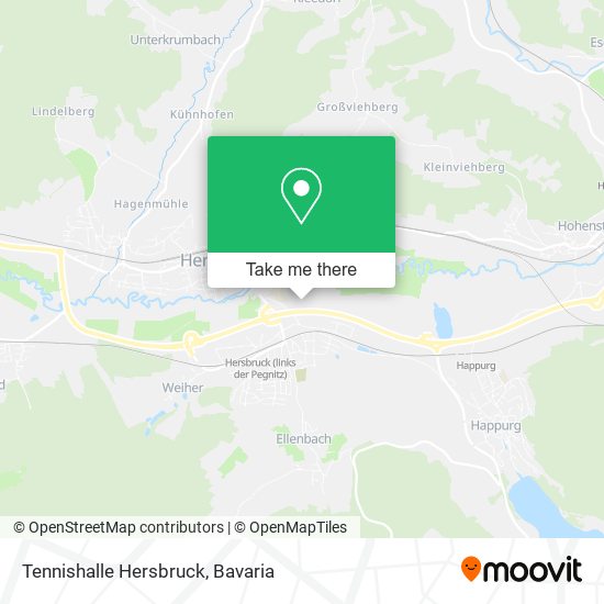 Tennishalle Hersbruck map