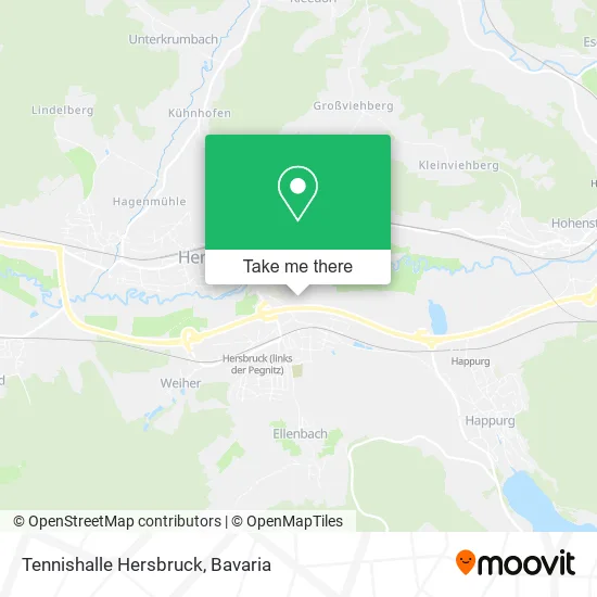 Карта Tennishalle Hersbruck