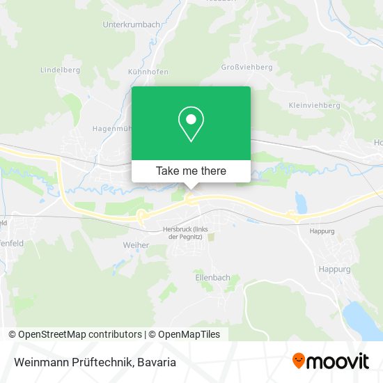 Weinmann Prüftechnik map