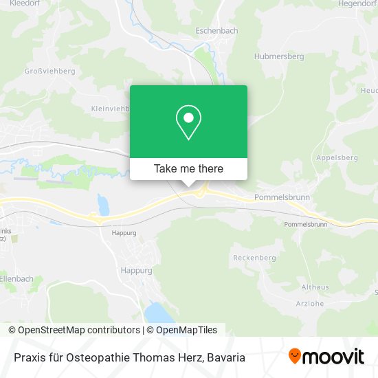 Praxis für Osteopathie Thomas Herz map