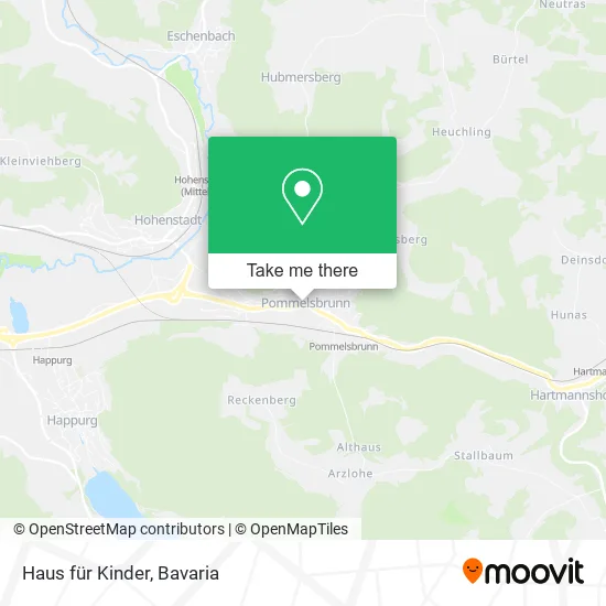 Карта Haus für Kinder