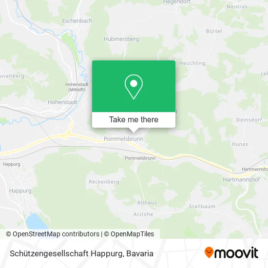 Карта Schützengesellschaft Happurg