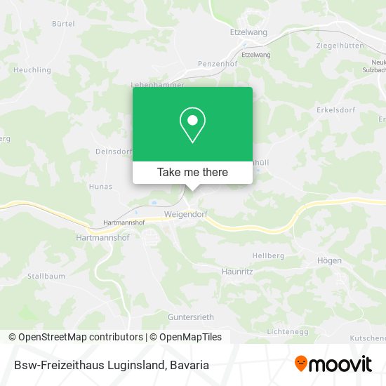 Bsw-Freizeithaus Luginsland map
