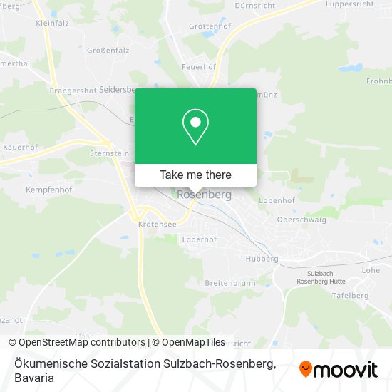 Карта Ökumenische Sozialstation Sulzbach-Rosenberg