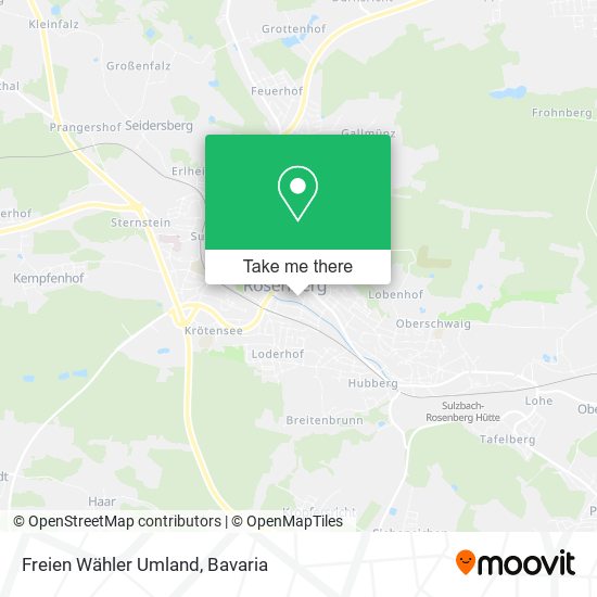 Freien Wähler Umland map