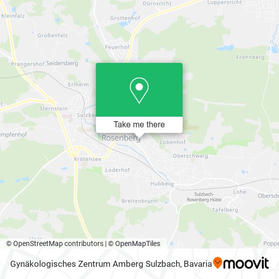 Gynäkologisches Zentrum Amberg Sulzbach map