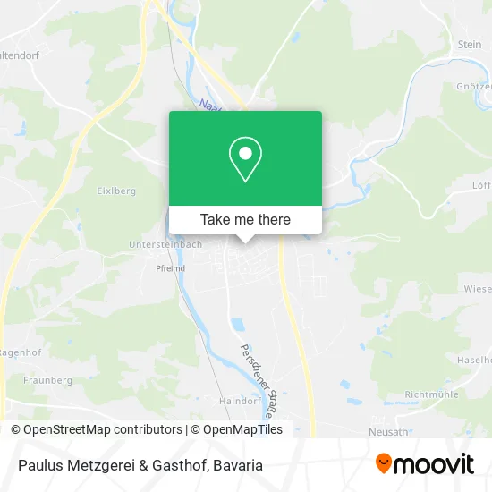 Карта Paulus Metzgerei & Gasthof