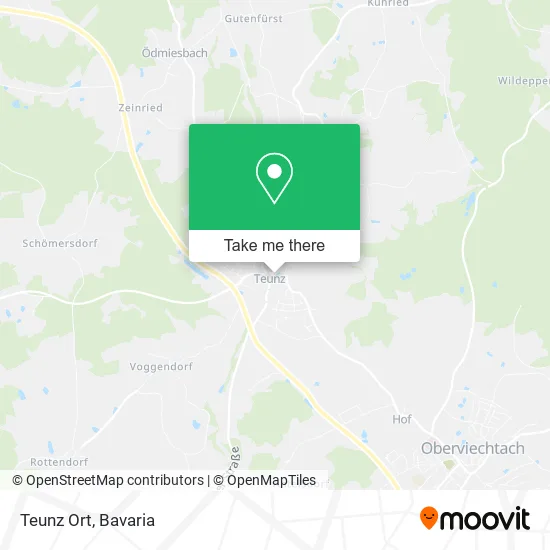 Карта Teunz Ort