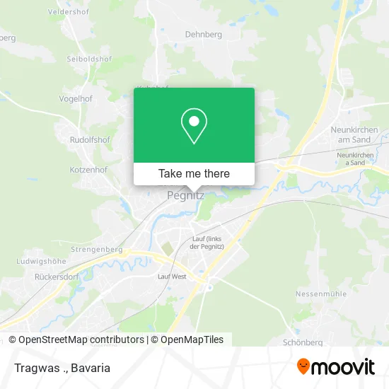 Карта Tragwas .