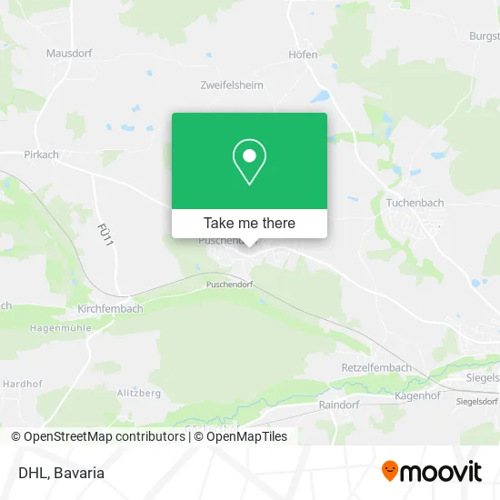 Карта DHL