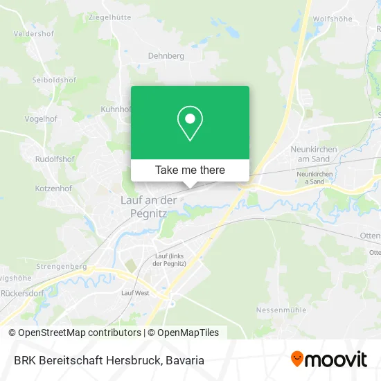 Карта BRK Bereitschaft Hersbruck