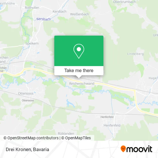Drei Kronen map