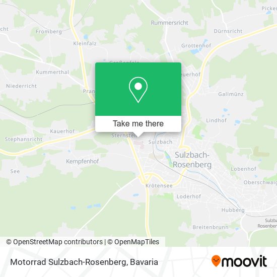 Motorrad Sulzbach-Rosenberg map