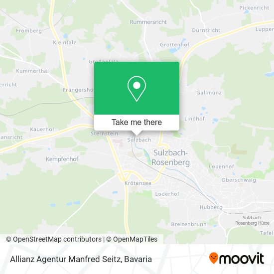Allianz Agentur Manfred Seitz map