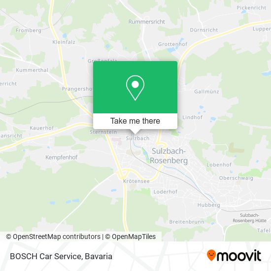 BOSCH Car Service map