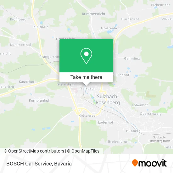 Карта BOSCH Car Service