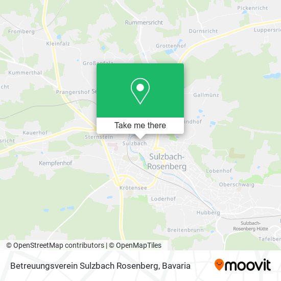 Betreuungsverein Sulzbach Rosenberg map