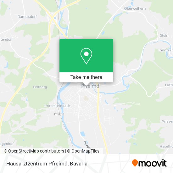 Hausarztzentrum Pfreimd map