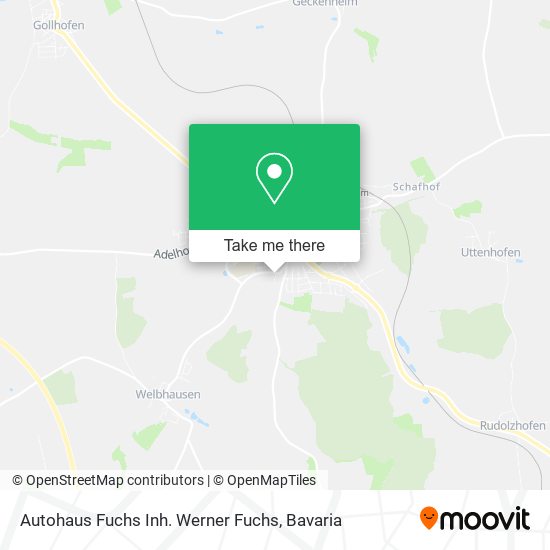Autohaus Fuchs Inh. Werner Fuchs map