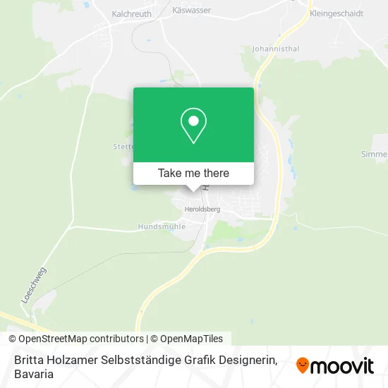 Карта Britta Holzamer Selbstständige Grafik Designerin