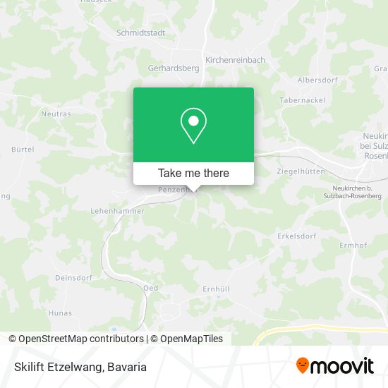 Карта Skilift Etzelwang