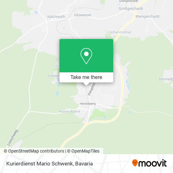 Kurierdienst Mario Schwenk map