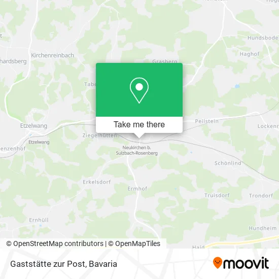 Карта Gaststätte zur Post