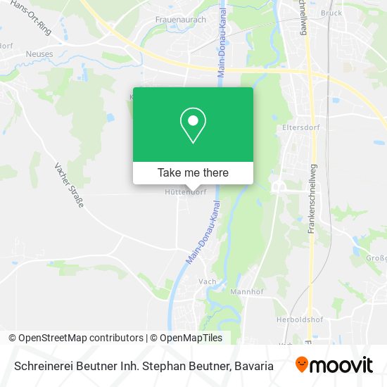 Schreinerei Beutner Inh. Stephan Beutner map
