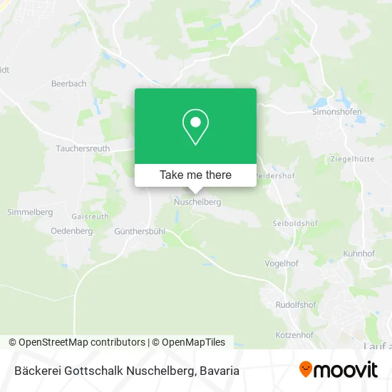 Карта Bäckerei Gottschalk Nuschelberg