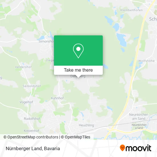 Карта Nürnberger Land