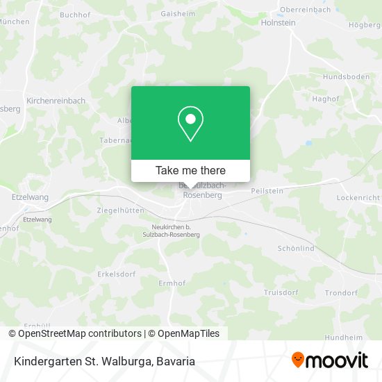 Kindergarten St. Walburga map