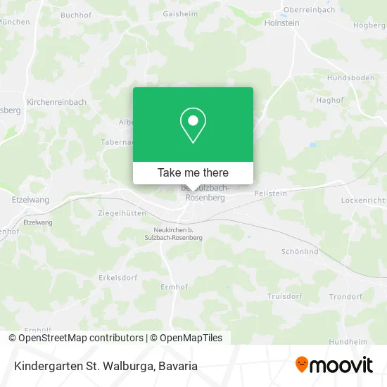 Kindergarten St. Walburga map