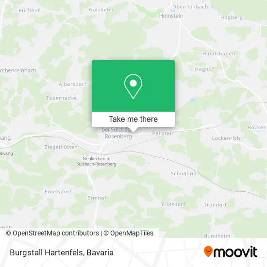 Карта Burgstall Hartenfels