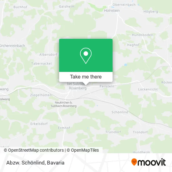 Карта Abzw. Schönlind