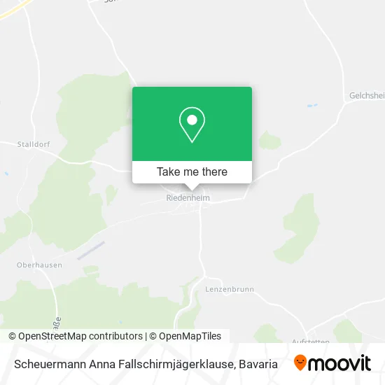 Карта Scheuermann Anna Fallschirmjägerklause