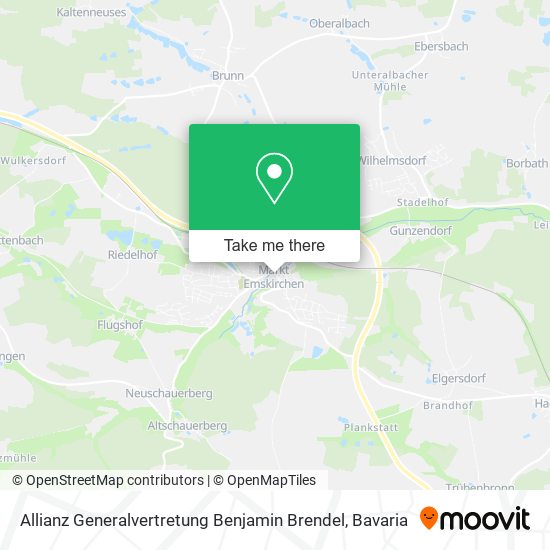 Карта Allianz Generalvertretung Benjamin Brendel
