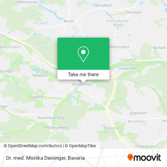 Карта Dr. med. Monika Deininger