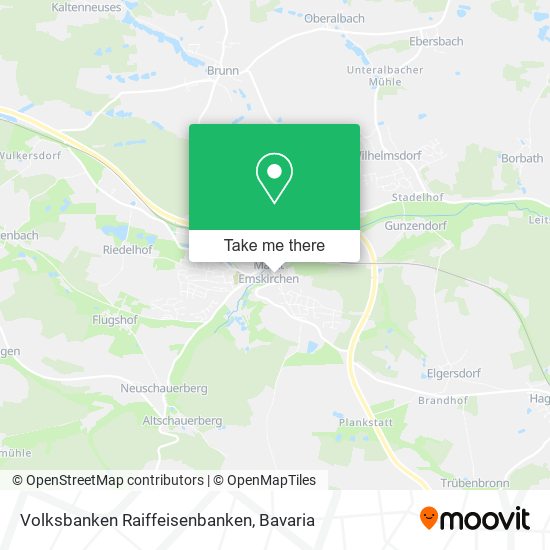 Volksbanken Raiffeisenbanken map
