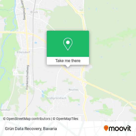Grün Data Recovery map