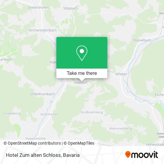 Hotel Zum alten Schloss map