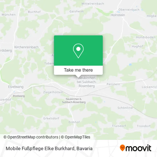 Карта Mobile Fußpflege Elke Burkhard