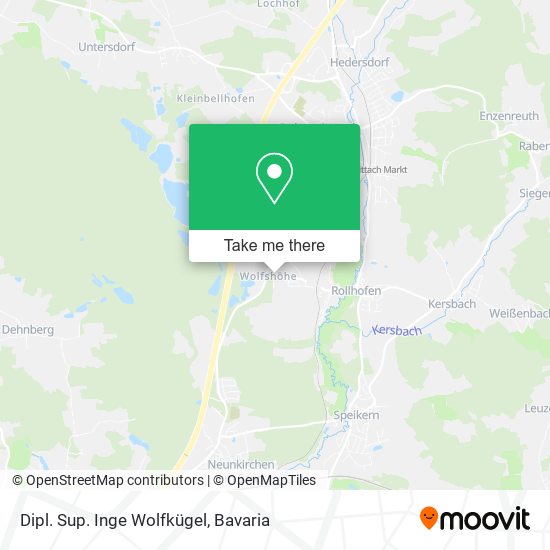 Dipl. Sup. Inge Wolfkügel map